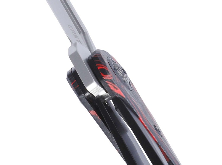 Taschenmesser CRKT Nucleus 12C27 Steel | G10 Red & Black