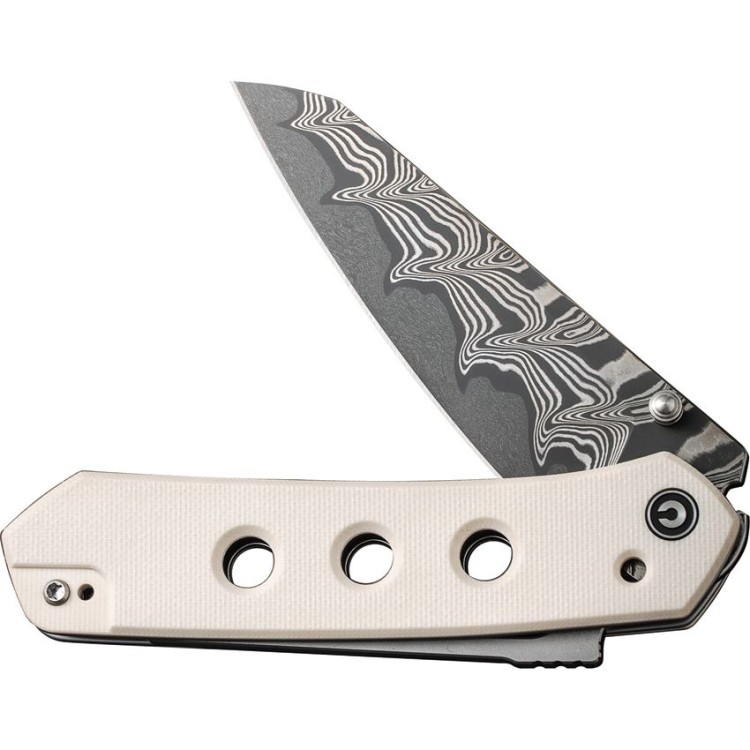 Складной нож CIVIVI Vision FG Superlock | Ivory | Damascus