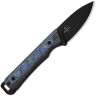 Cuchillo Cuchillo | Navajas Kizer Whiskey Jack 10V Black Norplex UltreX Micarta & Multicolored Vortex Micarta