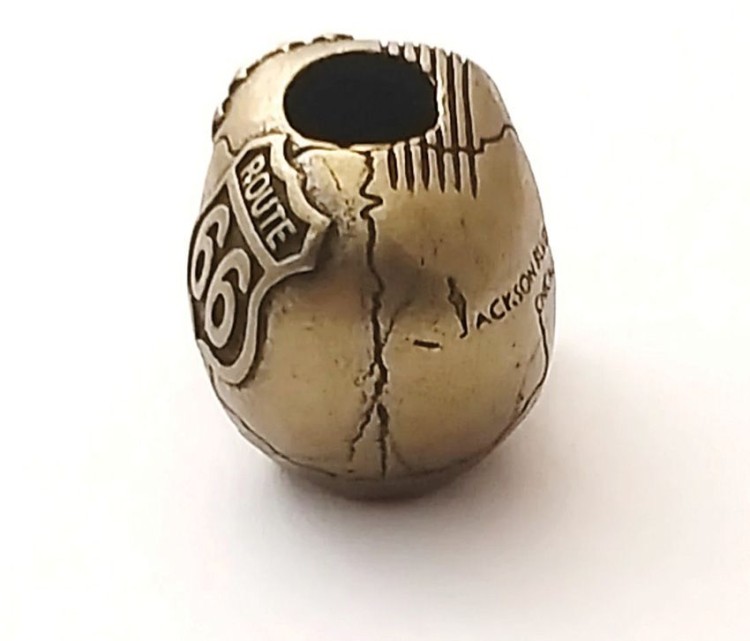 Coeburn Tool | Route 66 Flag Skull Bead