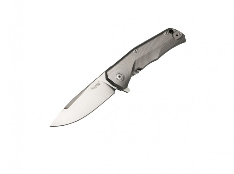 Lionsteel TRE Titanium folding knife, grey TREGY