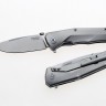 Складной нож Lionsteel TRE Titanium, grey TREGY