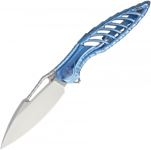 Rike Knives Thor 6 Framelock folding knife, blue