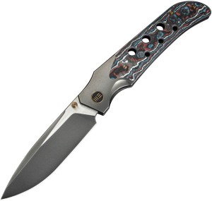 Cuchillo plegable WE Knife WE-Guthrie Titanium Gray Nebula CF
