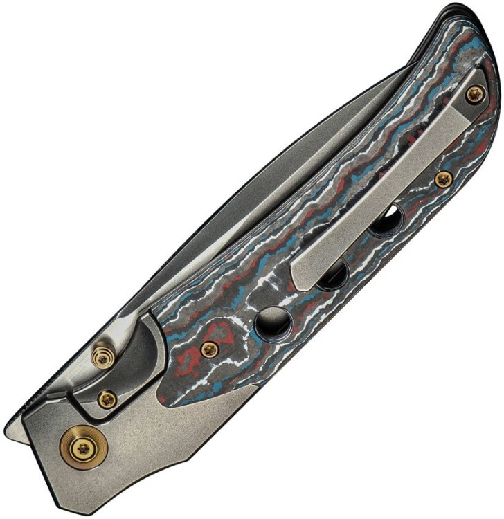 WE Knife WE-Guthrie Titanium Gray Nebula CF WE Knife WE-Guthrie Titanium Gray Nebula CF