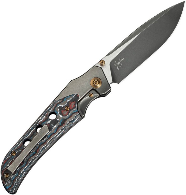 WE Knife WE-Guthrie Titanium Gray Nebula CF WE Knife WE-Guthrie Titanium Gray Nebula CF