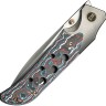 Cuchillo Cuchillo plegable WE Knife WE-Guthrie Titanium Gray Nebula CF
