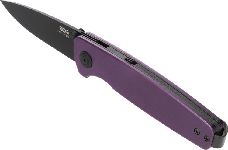 Cuchillo Cuchillo plegable | Navajas SOG Twitch III | Purple Cuchillo Cuchillo plegable | Navajas SOG Twitch III | Purple