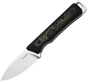 Cuchillo | Navajas Kizer Whiskey Jack AEB-L Black & Green G10
