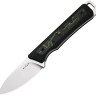 Cuchillo Cuchillo | Navajas Kizer Whiskey Jack AEB-L Black & Green G10