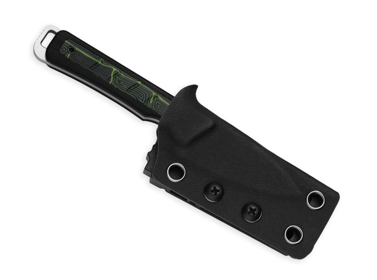 Cuchillo Cuchillo | Navajas Kizer Whiskey Jack AEB-L Black & Green G10