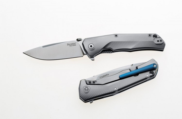 Cuchillo Cuchillo plegable Lionsteel TRE Titanium folding knife blue TREBL Cuchillo Cuchillo plegable Lionsteel TRE Titanium folding knife blue TREBL