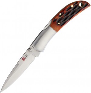 Al Mar Hawk Lockback Bone folding knife