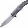 Складной нож We Knife Kitefin marbled carbon fiber 2001A