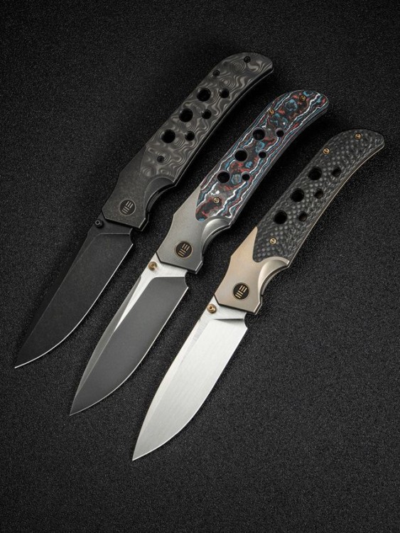 WE Knife WE-Guthrie Titanium Black Rose CF WE Knife WE-Guthrie Titanium Black Rose CF