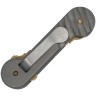 Ключница KeyBar Carved | Titanium
