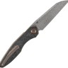 Kansept KnivesHalide Shredded CF | Damascus Kansept KnivesHalide Shredded CF | Damascus