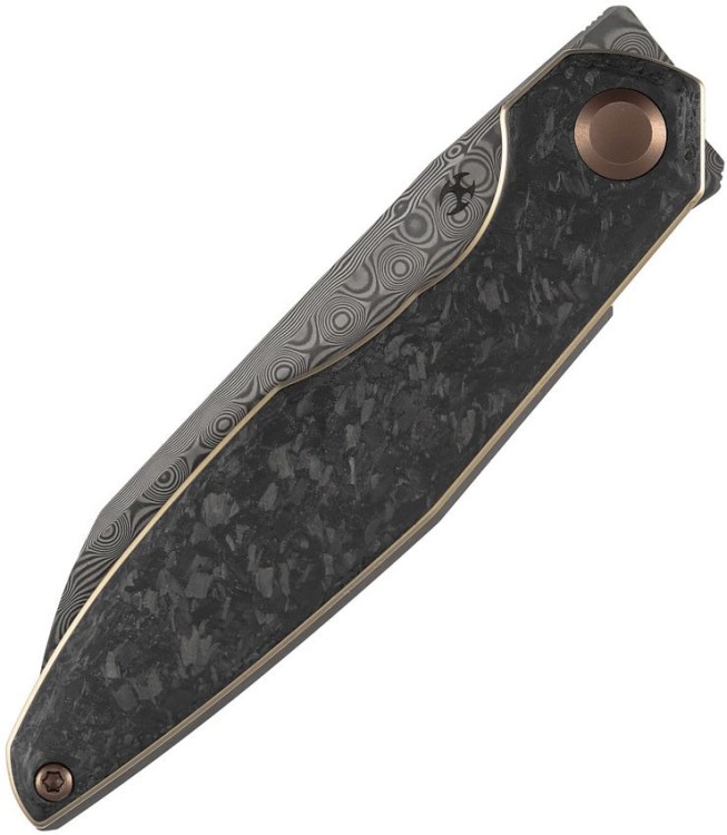 Kansept KnivesHalide Shredded CF | Damascus 