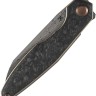 Kansept KnivesHalide Shredded CF | Damascus Kansept KnivesHalide Shredded CF | Damascus
