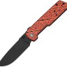 CIVIVI Zygon Nitro-V Orange & Black Micarta Black Stonewash CIVIVI Zygon Nitro-V Orange & Black Micarta Black Stonewash