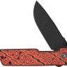CIVIVI Zygon Nitro-V Orange & Black Micarta Black Stonewash CIVIVI Zygon Nitro-V Orange & Black Micarta Black Stonewash