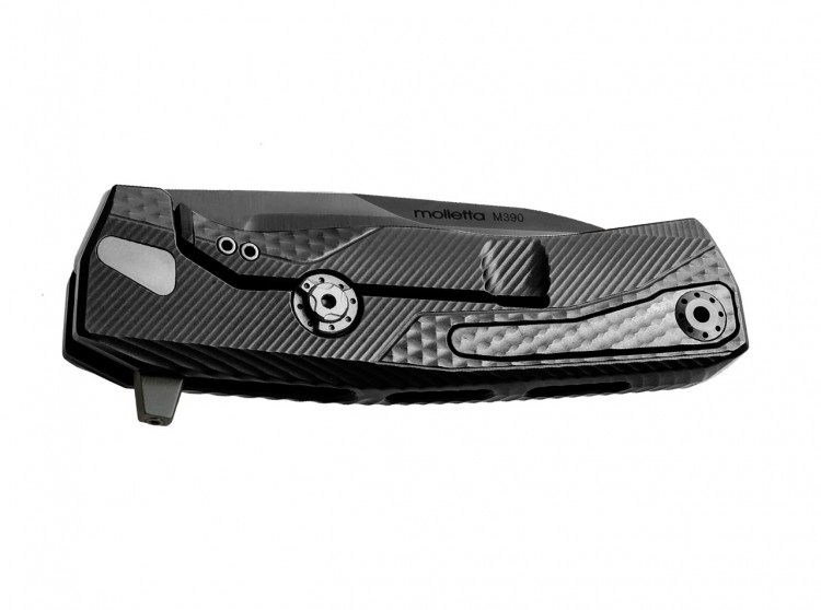 Lionsteel ROK Aluminium black folding knife black ROKABB Lionsteel ROK Aluminium black folding knife black ROKABB