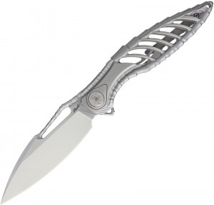 Rike Knives Thor 6 Framelock folding knife satin