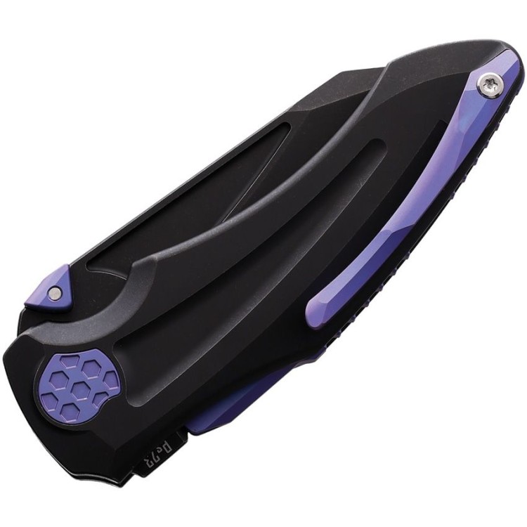 Jake Hoback Knives Sumo Button Lock Black B021BP