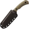 Cuchillo Cuchillo | Navajas Toor Zenith | Fixed Blade Spitfire Green