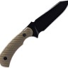 Cuchillo Cuchillo | Navajas Toor Zenith | Fixed Blade Spitfire Green