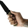 Cuchillo Cuchillo | Navajas Toor Zenith | Fixed Blade Spitfire Green