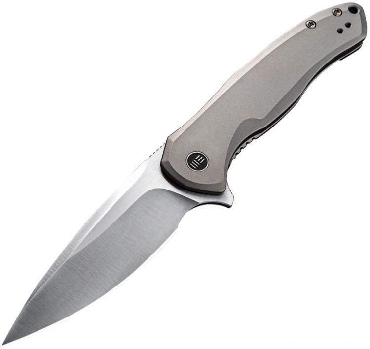 Складной нож We Knife Kitefin gray titanium 2001H