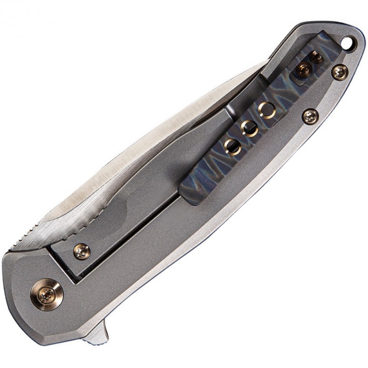Складной нож We Knife Kitefin gray titanium 2001H