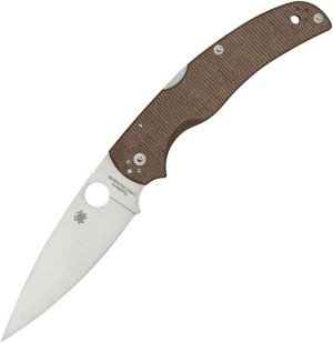 Spyderco Native Chief | Brown Canvas Micarta | CPM CRU-WEAR