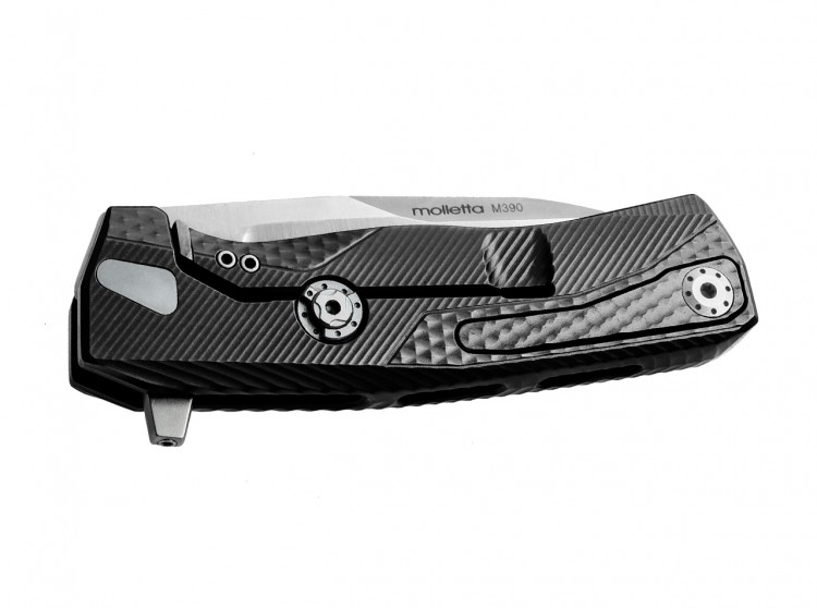 Складной нож Lionsteel ROK Aluminium folding knife black ROKABS Складной нож Lionsteel ROK Aluminium folding knife black ROKABS