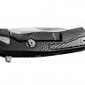 Складной нож Lionsteel ROK Aluminium folding knife black ROKABS