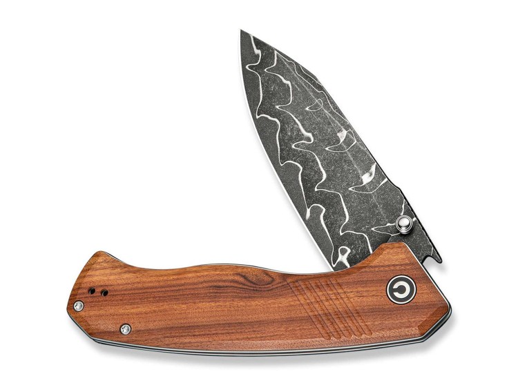 Cuchillo Cuchillo plegable | Navajas CIVIVI Placoid | Damascus Gouibourtia