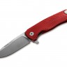 Складной нож Lionsteel ROK Aluminium, red ROKARS