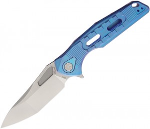 Taschenmesser Rike Knives Thor 3 Framelock M390 blue