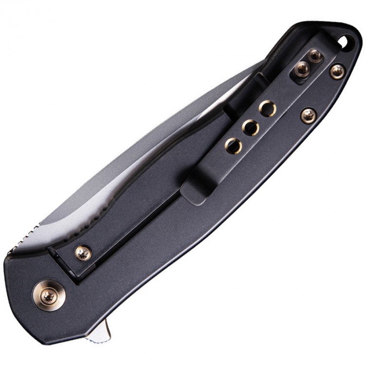 Складной нож We Knife Kitefin black/blue titanium 2001E Складной нож We Knife Kitefin black/blue titanium 2001E