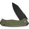 Cuchillo Cuchillo plegable | Navajas CIVIVI Placoid 14C28N | G10 Green | Black Stonewash