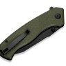Cuchillo Cuchillo plegable | Navajas CIVIVI Placoid 14C28N | G10 Green | Black Stonewash