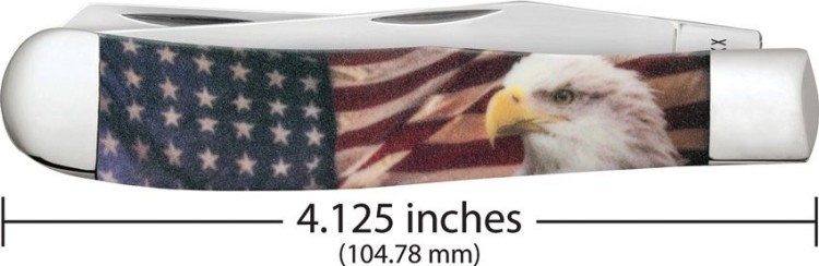 Taschenmesser Case Cutlery Trapper Patriotic Color