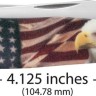 Cuchillo Cuchillo plegable | Navajas Case Cutlery Trapper Patriotic Color