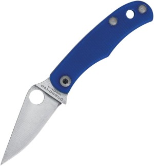 Cuchillo plegable | Navajas Spyderco Bug | Blue G10