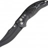 Складной нож Hogue EX-04 Extreme 3.5" folding knife wharncliffe, black