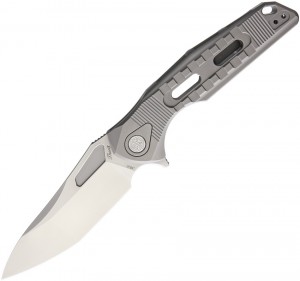 Rike Knives Thor 3 Framelock M390 folding knife grey
