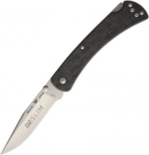 Buck 110 Slim Pro Back lock D2 folding knife 12493