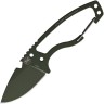 Feststehendes Messer DPx Gear HEAT Hiker OD Green