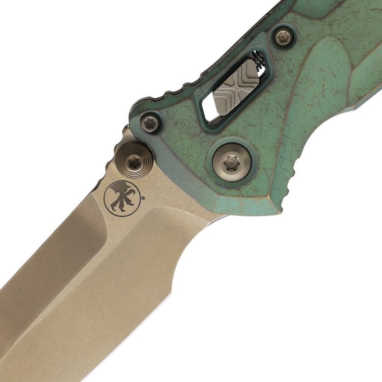 Taschenmesser Microtech Socom Delta Marfione | Anodized Titanium | M390